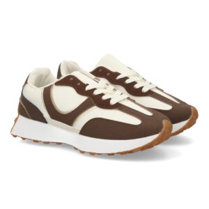 Zapatillas deportivas mujer estilo urbano en Marrón