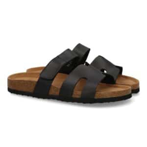 Sandalia cómoda verano hombre en Negro