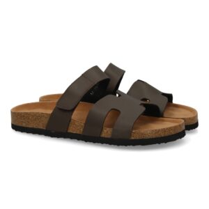 Sandalia comoda verano hombre en Marrón
