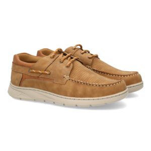 Zapato casual con cordones para hombre en Kaki