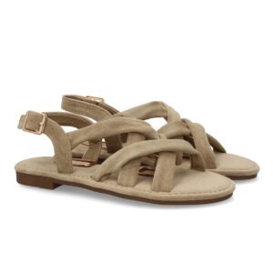 Sandalia mujer tiras acolchadas cómoda para verano