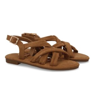Sandalia mujer tiras acolchadas cómoda para verano
