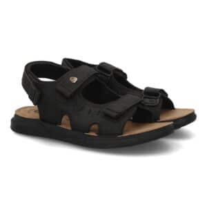 Sandalia deportiva hombre cómoda ajustable en Negro