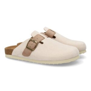 Zueco Plano Ancho para Mujer, Comodo y Elegante, Planta