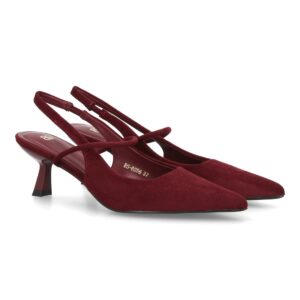 Zapato salón destalonado con tiras