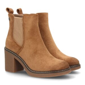 Botines Chelsea Mujer Negros con Plataforma y Tacón