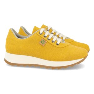 Zapatillas ECO con Cordones en Amarillo