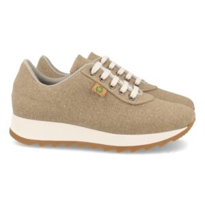 Zapatillas ECO con Cordones en Taupe