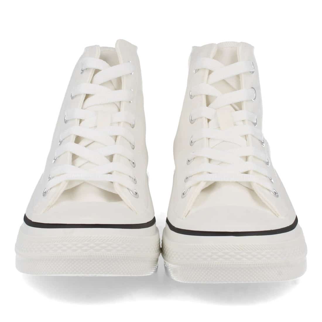 Zapatilla Estilo Bamba con Cordones en Blanco - Imagen 3