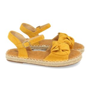 Sandalia de yute en Amarillo