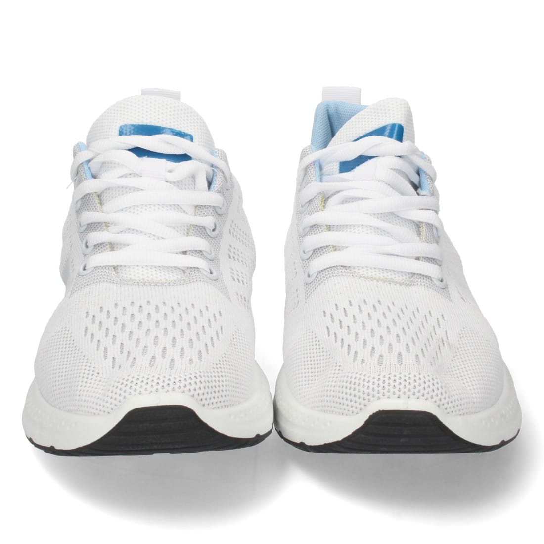 Zapatilla Plana con Cordones en Blanco - Imagen 3