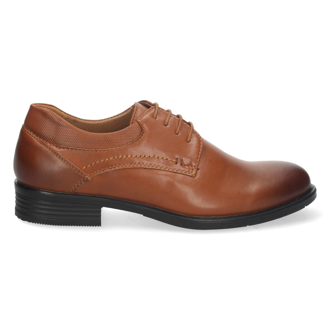 Zapato Plano con Cierre de Cordones en Marrón - Imagen 2