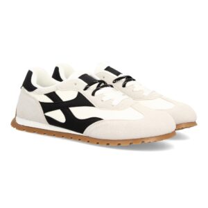 Zapatillas barefoot estilo retro para mujer en Blanco