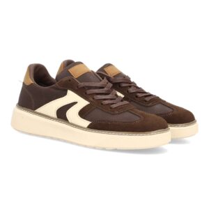 Zapatillas barefoot hombre estilo casual retro en Marrón