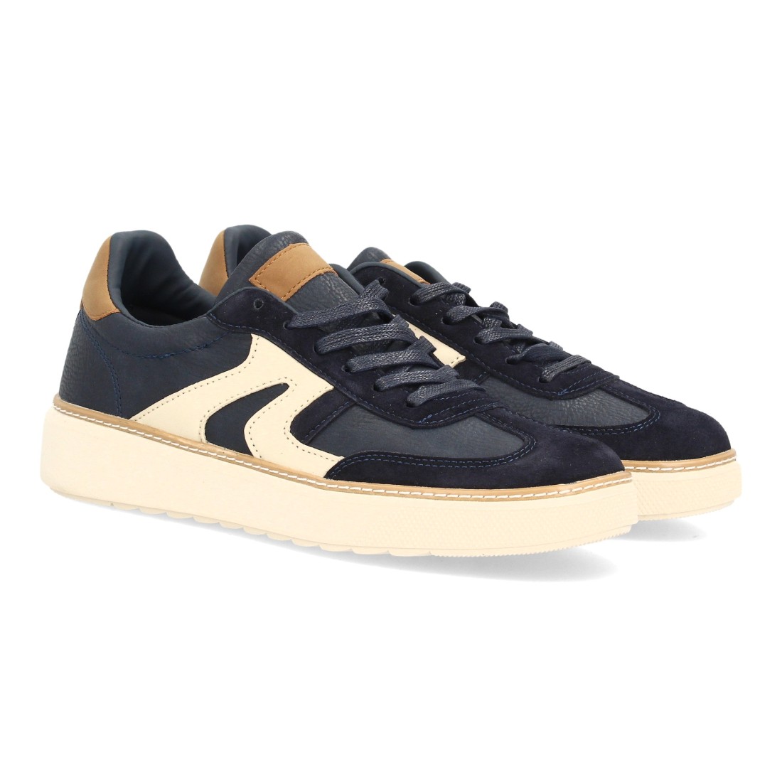 Zapatillas barefoot hombre estilo casual retro en Azul