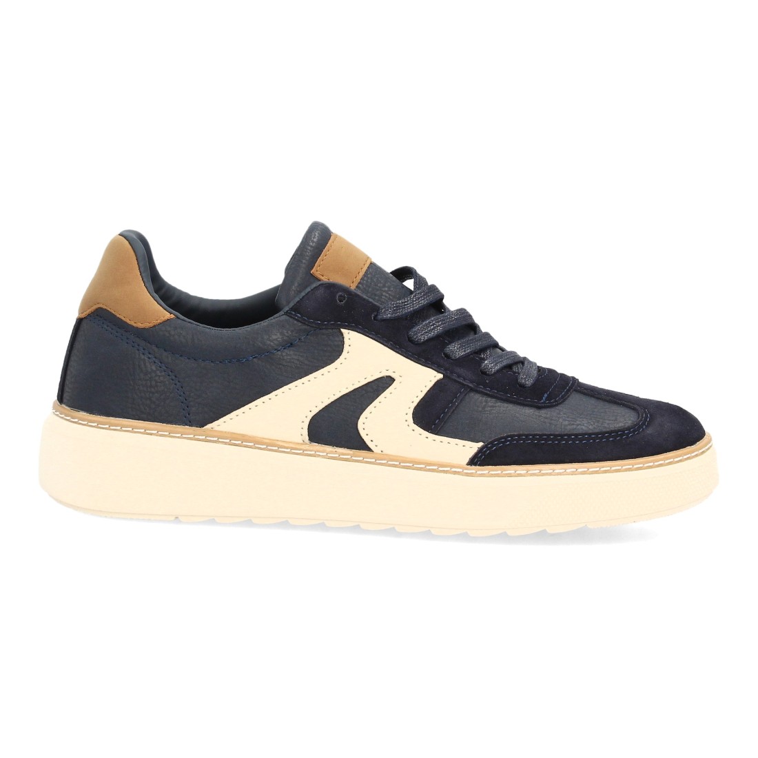 Zapatillas barefoot hombre estilo casual retro en Azul - Imagen 2