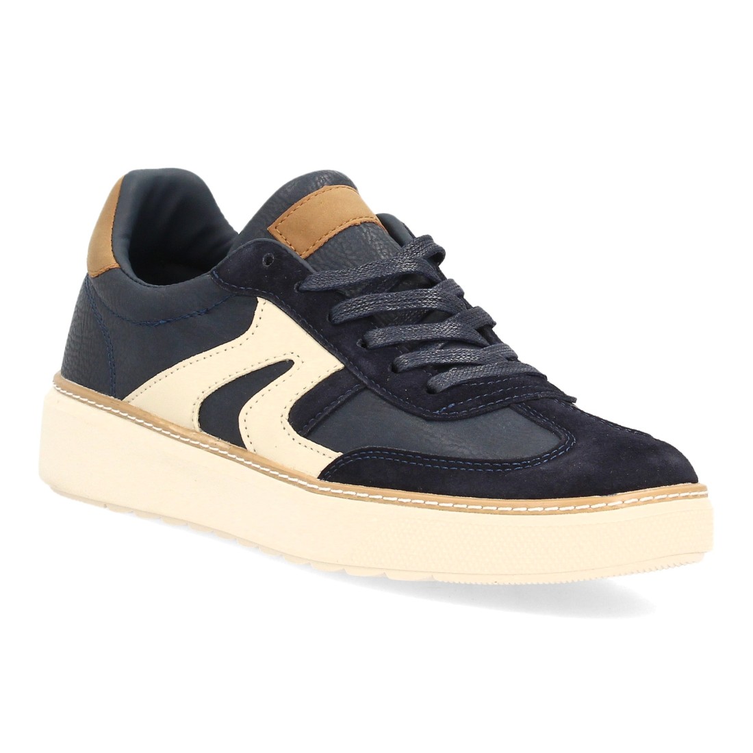 Zapatillas barefoot hombre estilo casual retro en Azul - Imagen 3