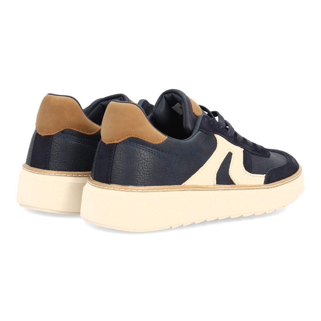 Zapatillas barefoot hombre estilo casual retro en Azul - Imagen 5