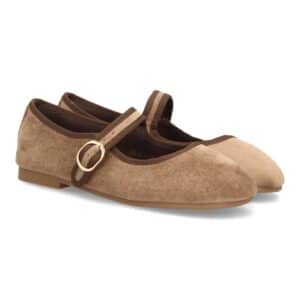 Bailarinas barefoot mujer con hebilla ajustable en Verde