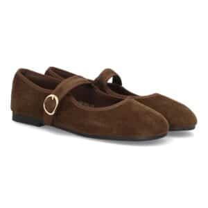 Bailarinas barefoot mujer con hebilla ajustable en Verde